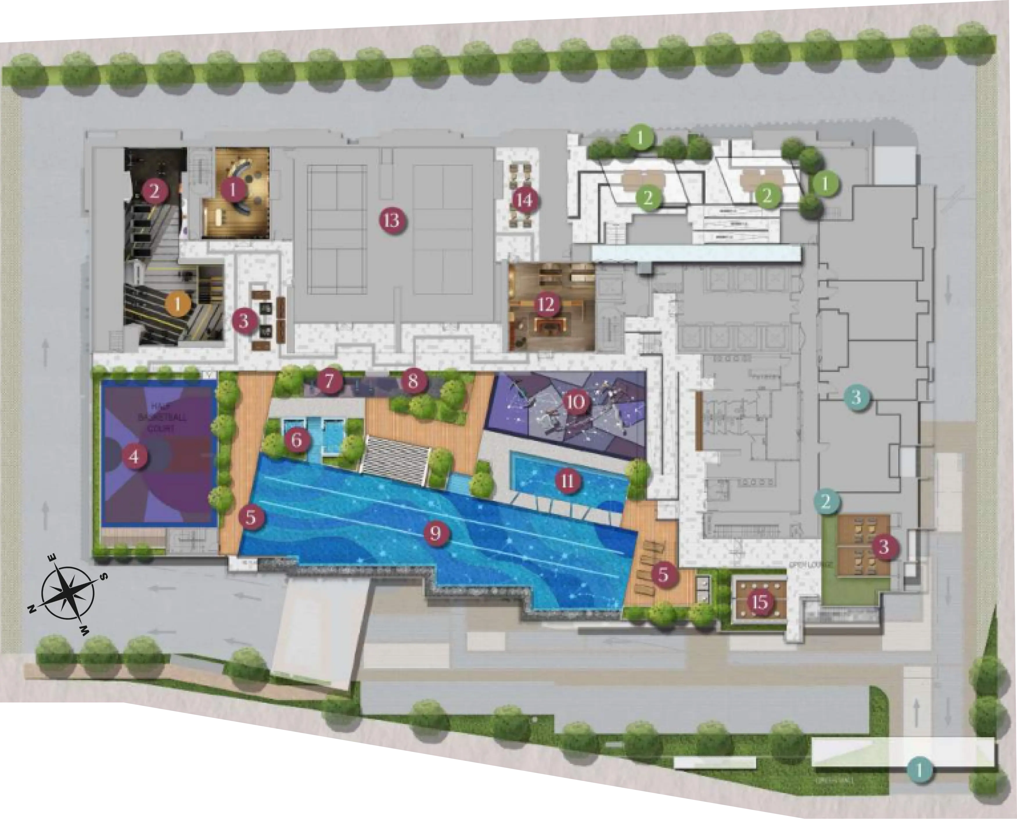 The Celestz Resort Facilities Plan